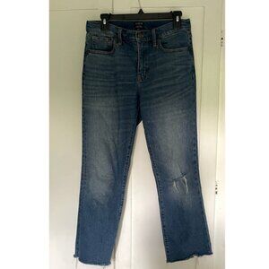 Mid-Rise Flare Crop J. Crew Jeans in size 27 waist